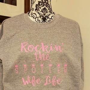 Custom made crew sweatshirt